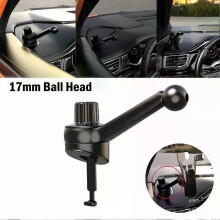Support de téléphone de voiture avec fixation par gravité, clip de ventilation, rotule de 17 mm.
