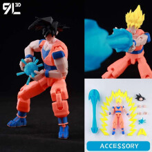 (Goku Ultra Instinct) Figurines articulées 9L imprimées en 3D, personnages de Naruto, Jujutsu Kaisen