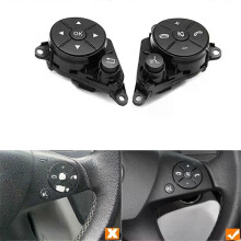 1 paire de boutons de commande au volant pour Mercedes-Benz Classe C, E et GLK W204, W212 et W207 A2048210451