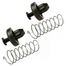 Kit de fixation d'emblème avec clips à ressort pour calandre centrale avant Ford Focus et Mondeo