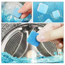 48 comprimés effervescents nettoyants pour machine à laver, à base de carbonate de sodium, pour lave-linge