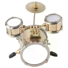 Cadeau pour batteur : Ornement miniature d'instrument de musique durable et fiable, idéal pour un couple,