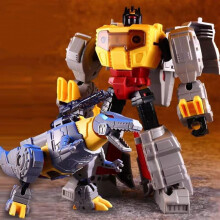 (Grimlock) Figurines transformables G1 Grimlock, Shockwave, Optimus Prime et Megatron - Collection de