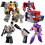 (Grimlock) Figurines transformables G1 Grimlock, Shockwave, Optimus Prime et Megatron - Collection de 2