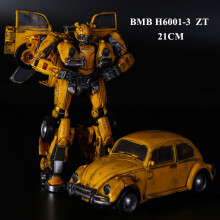 (BMB H6001-3 ZT) BMB Nouveau jouet transformable de 21 cm pour garçon, version repeinte, voiture robot,