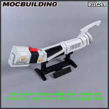 (391 pièces) Maquette de sabre laser MOC (à construire soi-même) - Jeu de briques d'arme de film - Le