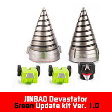 (Vert 1 sans boîte) Kit de mise à jour Jinbao Devastator, pièces Ver 2.0 G1 GT, figurine transformable,