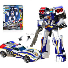 (D-Avec boîte couleur) 19 Tobot GD Justice V Robot transformable en voiture, jouet coréen Cartoon Brothers