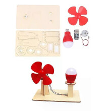 Modèle de générateur éolien à monter soi-même - Jouet scientifique pour enfants (STEM) - Kit de physique