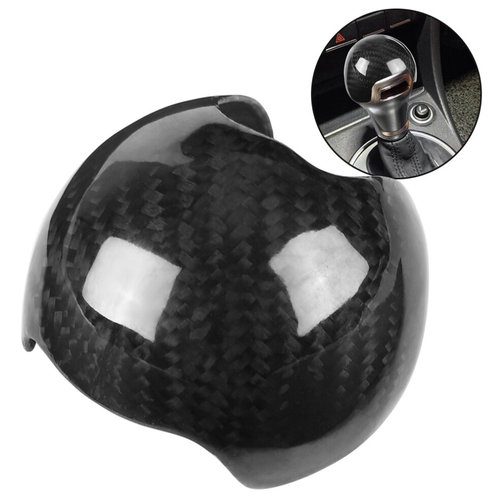 Carbon Fiber Gear Shift Knob Cover For Audi A3 S3 2012-2018 Black 4611363269728