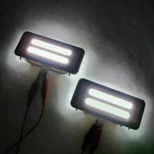 Lampes de lecture LED intérieures à économie d'énergie pour pare-soleil, miroirs de courtoisie et liseuses
