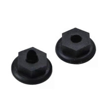 Kit de 8 clips de fixation pour garniture d'aile avant, en plastique et métal, avec vis et écrous, pour