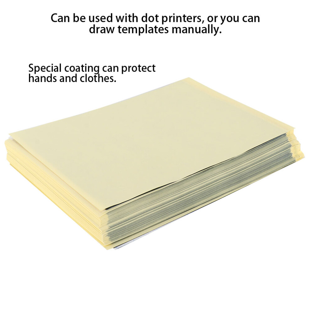 100pcs A4 Tattoo Transfer Stencil Paper for Thermal Printers