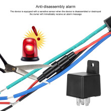 Car GPS Tracker Relay 10-50V Anti-Theft Vibration Alarm, 110mAh