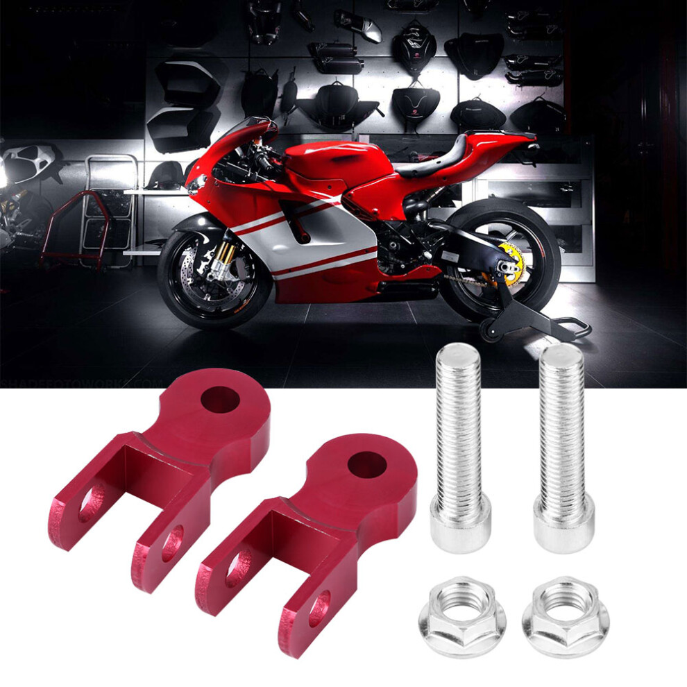 Motorcycle Shock Absorbers 2Pcs 5Cm Heighten Universal Screw Included Red 8271363270979
