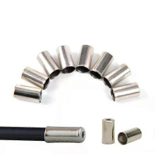 100 embouts de gaine de câble de frein de 5 mm pour vélo (VTT/route) - Accessoires de cyclisme