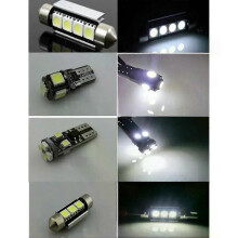Kit d'éclairage LED blanc de 27 pièces pour voiture Mercedes-Benz Classe E W211 2002-2008