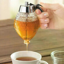 Flacon souple, pot à miel, distributeur de miel liquide, support pour pot de rangement, tasse à jus