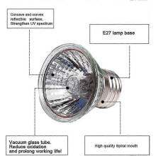 Lot de 2 lampes chauffantes E27 pour tortues, 50 W, pour terrariums et reptiles. Ampoule solaire chauffante