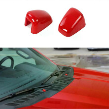Cache décoratif rouge pour gicleur d'essuie-glace avant - Dodge RAM Durango - Chrysler 300C