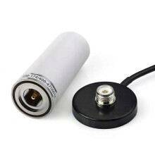 Radio mobile VHF/UHF double bande pour véhicule/voiture, connecteur BNC mâle, fixation magnétique, câble