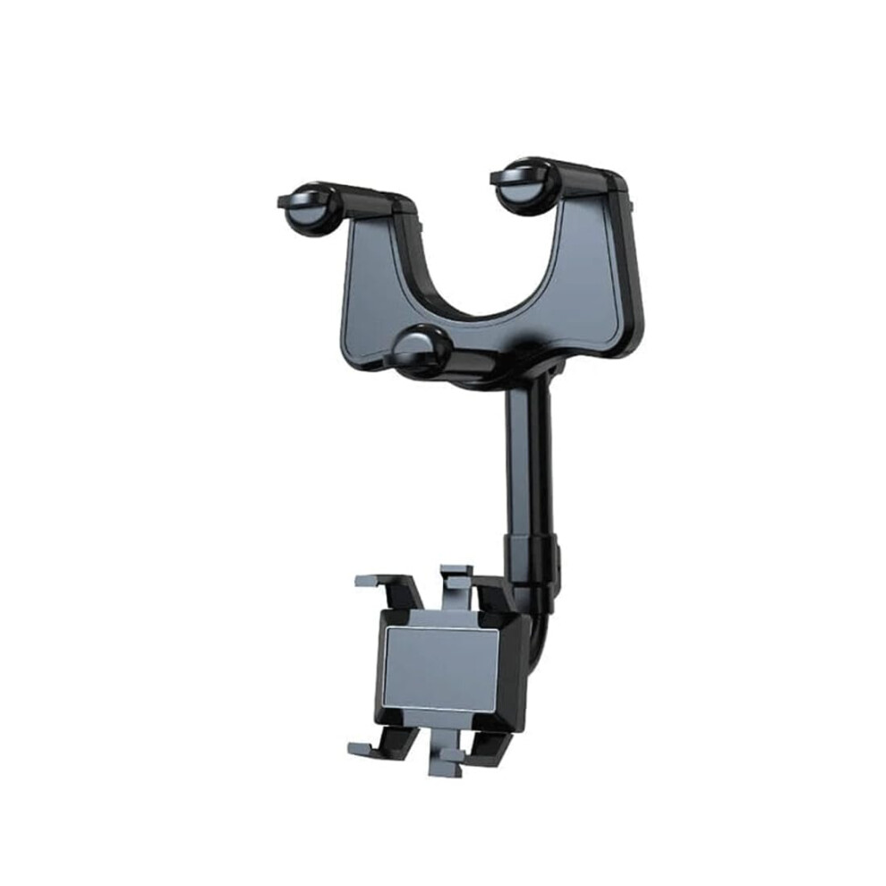 Car Rearview Mirror Phone Holder 360 Degree Rotatable Mount Adjustable Universal Retractable Car Phone Holder 9067246976248