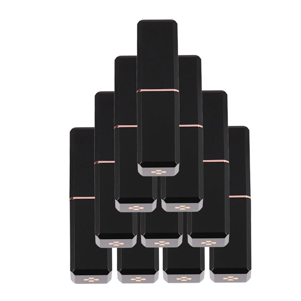 10pcs DIY Lipstick Empty Tubes 12.1mm ABS Makeup Containers Kit