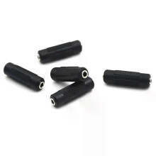 Adaptateur audio stéréo jack 35 mm femelle vers 35 mm femelle nickelé, coupleur et rallonge pour écouteurs