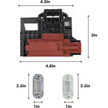 Interrupteur de verrouillage de couvercle W10404050 (interrupteur Ă 4 fils) compatible avec les lave-linge