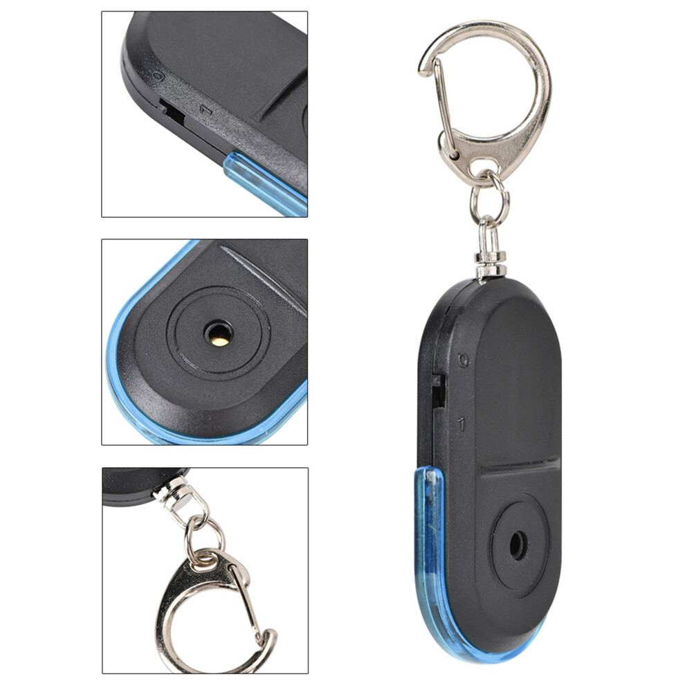 Anti Lost Key Finder With Whistle Sound Led Light Wireless Blue 8411363277671