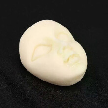 30 mini masques en résine beiges, à dos plat, pour visage de fille, pour scrapbooking, création de nœuds
