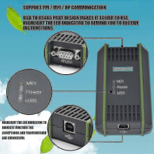 Câble de programmation USB compatible avec les automates programmables S7-200/300/400 (RS485, Profibus,