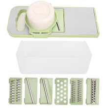 Cortador de verduras premium con diseño de fácil limpieza, picador de alimentos compacto y duradero para la cocina del hogar, base antideslizante