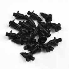 20 rivets en plastique de 6 mm de diamètre pour la fixation des panneaux de carénage de voitures et