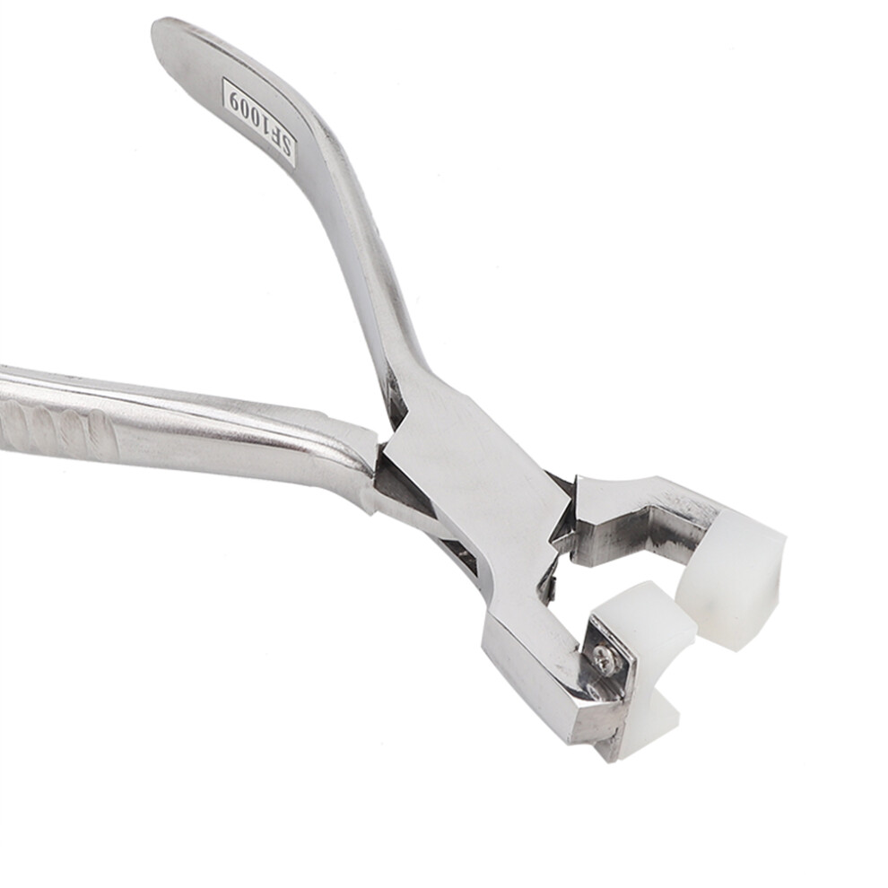 Optical Eyeglasses Frame Adjusting Pliers Stainless Steel Nylon End Tool