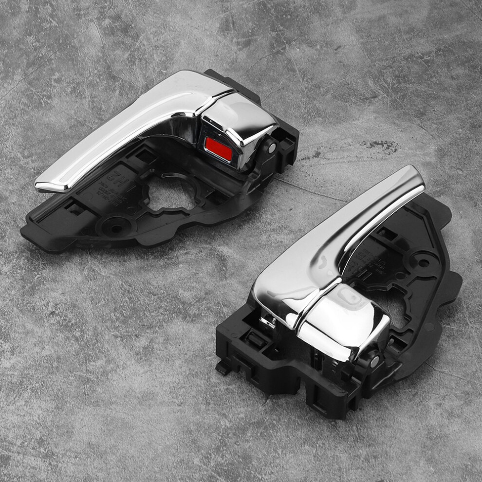 Electroplate Bright Color Inside Left Right Door Handles For Hyundai Tucson 2010-2014 8761363281490