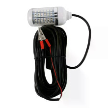 Lampe de pĂŞche submersible sous-marine LED verte 12V pour la pĂŞche de nuit (crappie, alose, calamar)