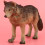 Wolf-Simulation-Spielzeugmodell, 18x10x5 cm, Cyan 5