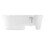 Versatile White Turtle Reptile Tank with Integrated Basking Platform 8