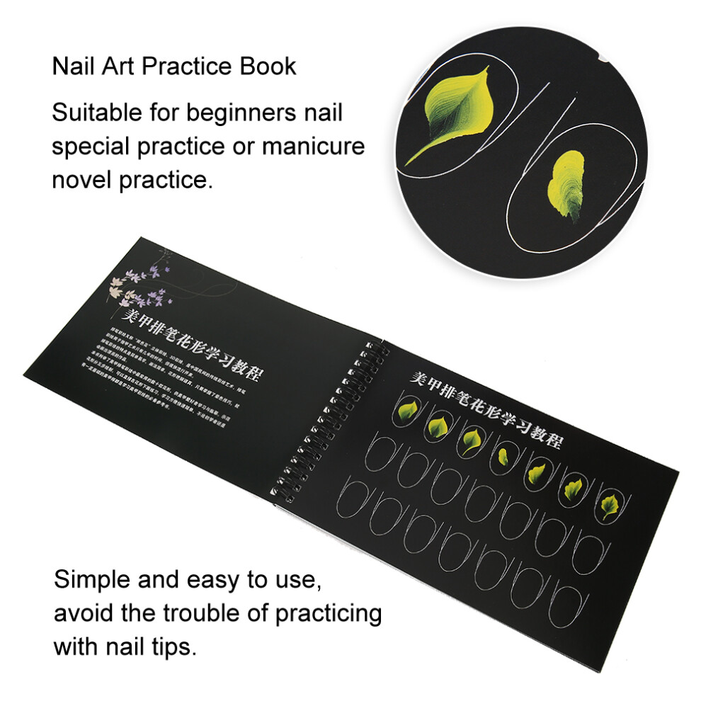 Nail Practice Paper Book for Manicure & Nail Art Design 01#