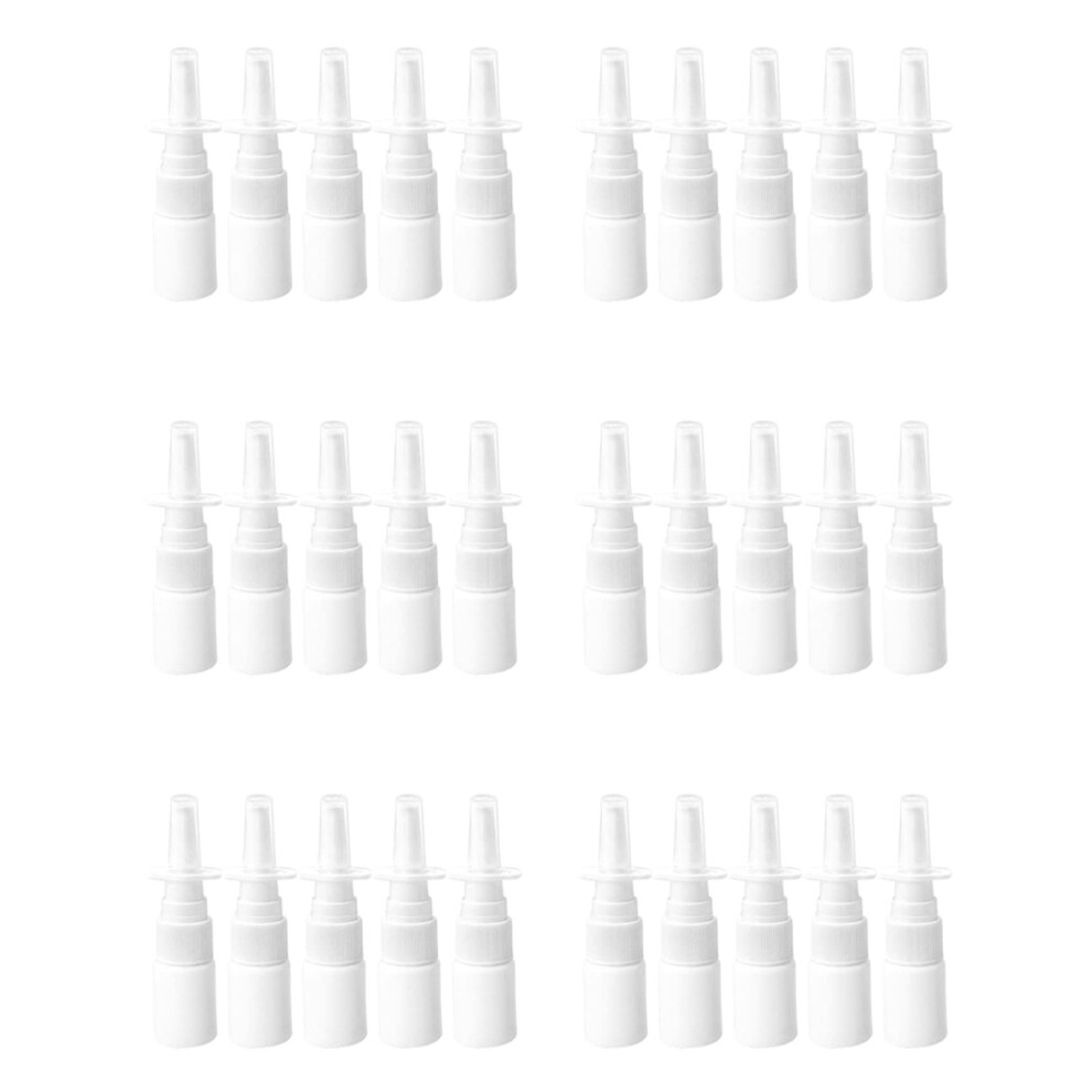 10Ml Bottle Refillable Plastic Mist Nasal Sprayer, 30Pack, 10Ml Capacity, Plastic Nasal Spray Bottle