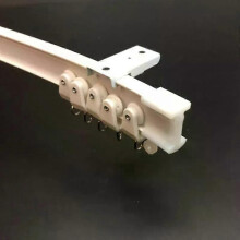 Rail de rideau flexible à fixation au plafond (1/3/4/5/6 m) - Accessoires de décoration pour fenêtres