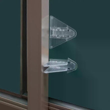 Sécurité enfant : Verrou de sécurité enfant de haute qualité, installation facile, transparent, pour