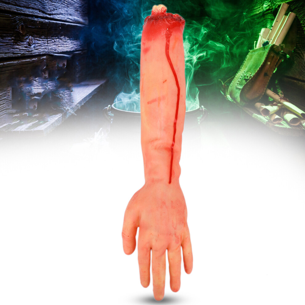 Life-like Severed Hand Prop for Scary Halloween and Haunted House Decor