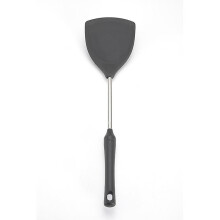 Spatole in silicone grigio: manico dal design ergonomico, resistenti al calore, robuste e durevoli, antiaderenti, delicate su pentole e padelle,