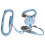 AntiLost Cat Harness with Leash, Adjustable, Escape-Proof, Blue (Small) 2