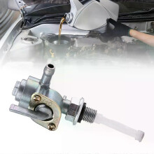 Lot de 2 robinets d'essence pour moto, quad, générateur ou réservoir de carburant (gauche/droite).