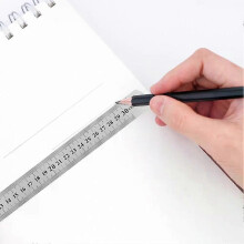 Règle droite en métal, règle en acier inoxydable, fournitures de dessin technique, outils à main, outil