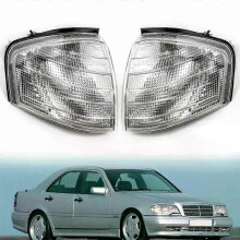 Feux de virage/clignotants (paire) pour Mercedes-Benz Classe C W202 (1994-2000) - Références : 2028261143