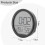 Electronic Alarm Clock Time Humidity And Temperature Display Black 2